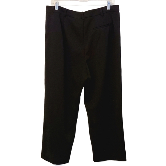 Good Luck Gem | Women’s Black Rise Front Pleat Ankle Pants (Size XL) - Picture 12 of 12